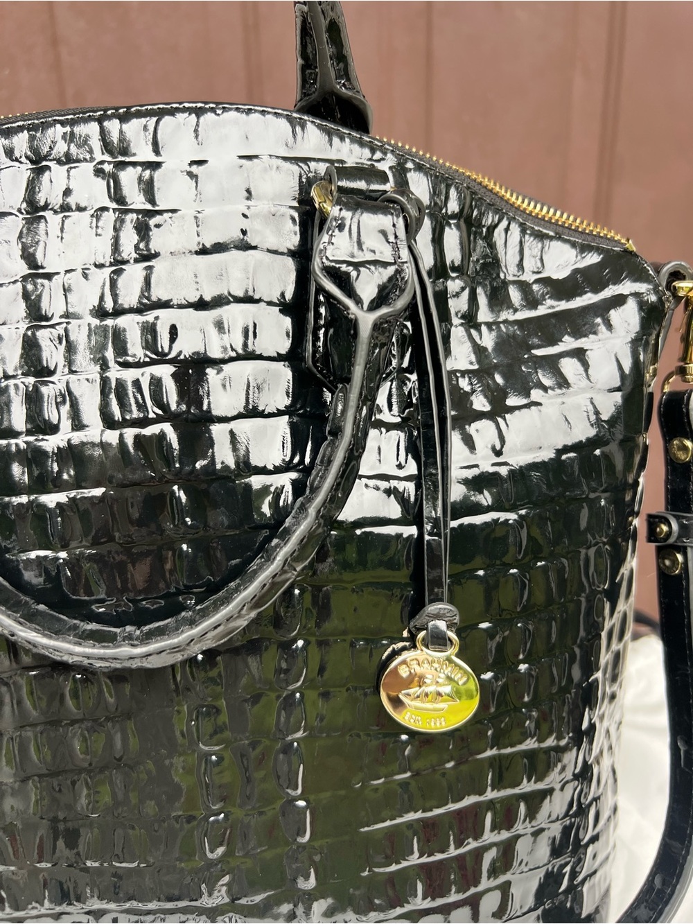 BRAHMIN MELBOURNE COLLECTION
LARGE DUXBURY DOME SATCHEL BAG - Picture 3 of 10
